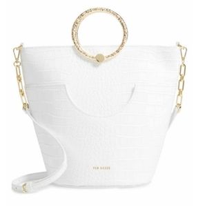 Ted Baker Maisee Textured Bracelet Handle Bucket Bag